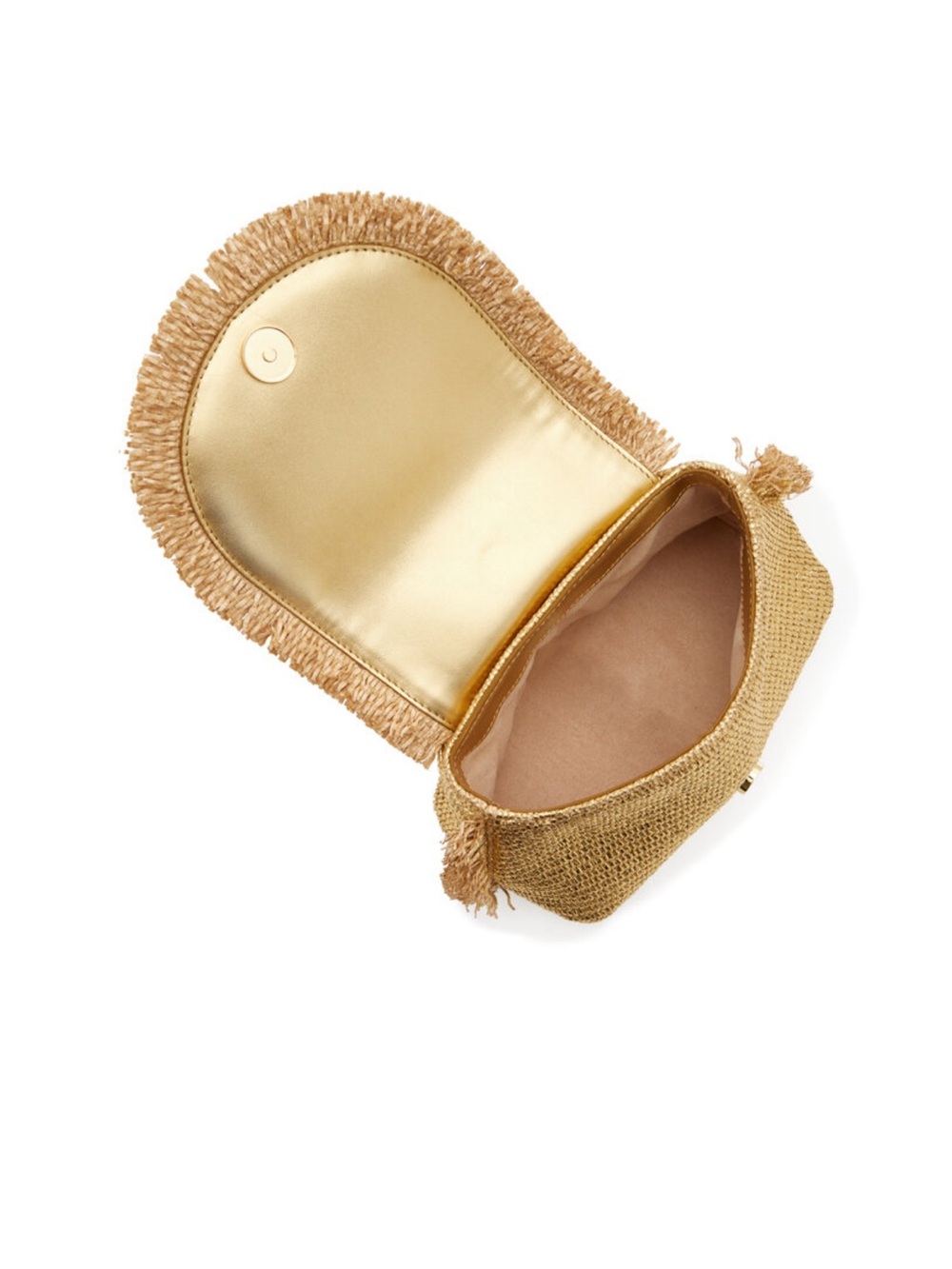 Cult Gaia Mini Ozzy Top Handle Bag Gold NWT - Picture 3 of 7